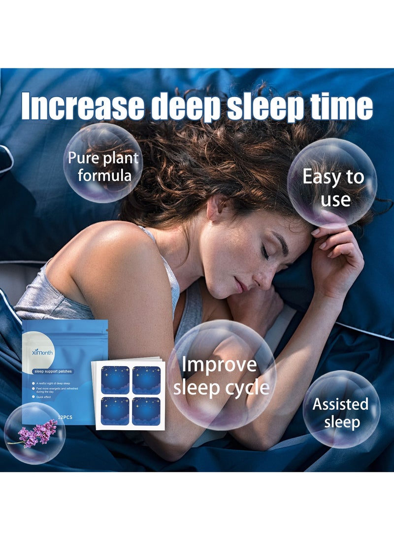 ximonth 3-Pack Sleep Patches Improve Sleep Quality 12pcs*3  - Image 5