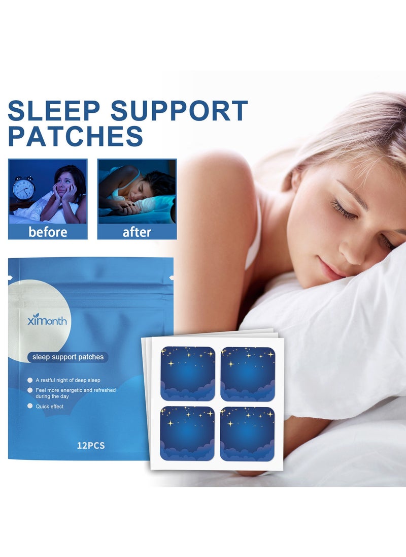 ximonth 3-Pack Sleep Patches Improve Sleep Quality 12pcs*3  - Image 2