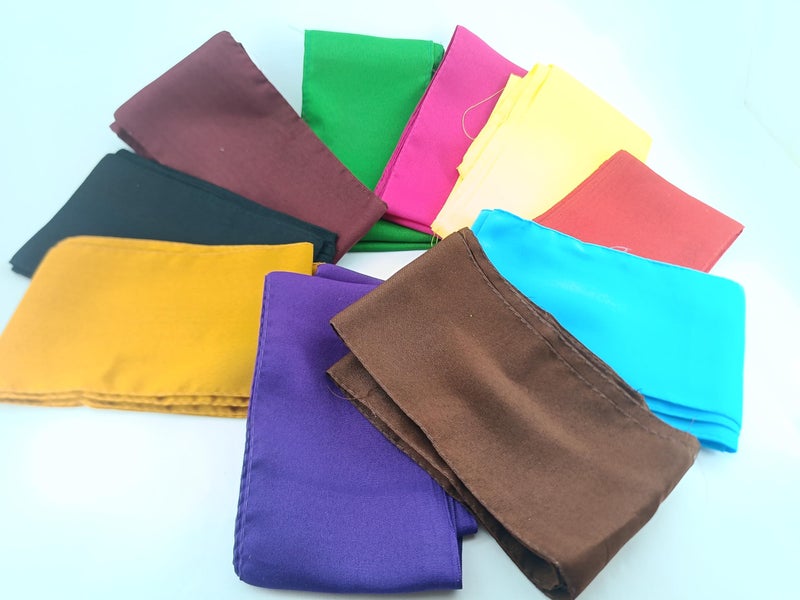 advancedestore Polyester Saree Falls for Women - Pack of 10 Pieces | Length : 180 Cms Long | Multicolor - Image 3