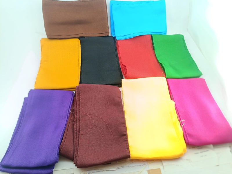 advancedestore Polyester Saree Falls for Women - Pack of 10 Pieces | Length : 180 Cms Long | Multicolor - Image 5