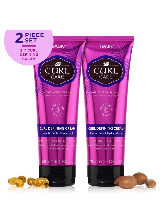 هاسك كريم شعر هاسك - كريم تحديد الشعر المجعد - عبوة من قطعتين، نباتي، خالٍ من القسوة، آمن على اللون، خالٍ من الغلوتين والكبريتات والبارابين - Image 2
