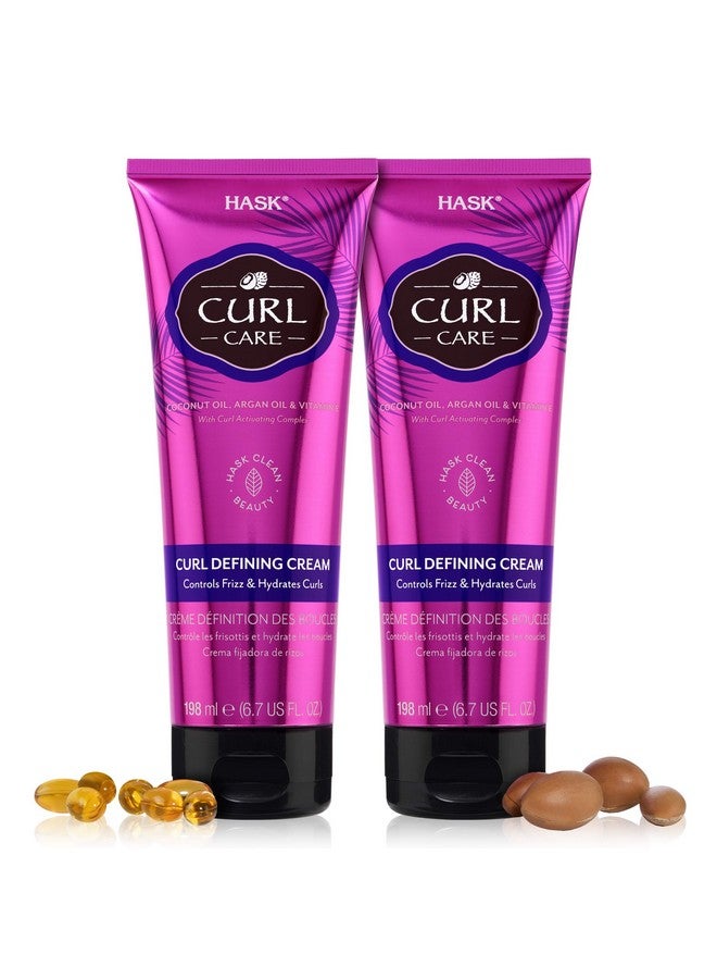 هاسك كريم شعر هاسك - كريم تحديد الشعر المجعد - عبوة من قطعتين، نباتي، خالٍ من القسوة، آمن على اللون، خالٍ من الغلوتين والكبريتات والبارابين - Image 1