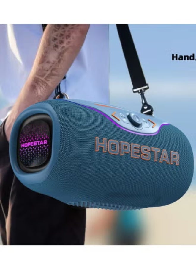 HOPESTAR A6 Club Portable Bluetooth Speaker | High Power Sound System with Deep Bass, RGB Party Lights, Mic Input, Long Battery Life & Wireless Connectivity | Indoor & Outdoor Audio Speaker - Image 2