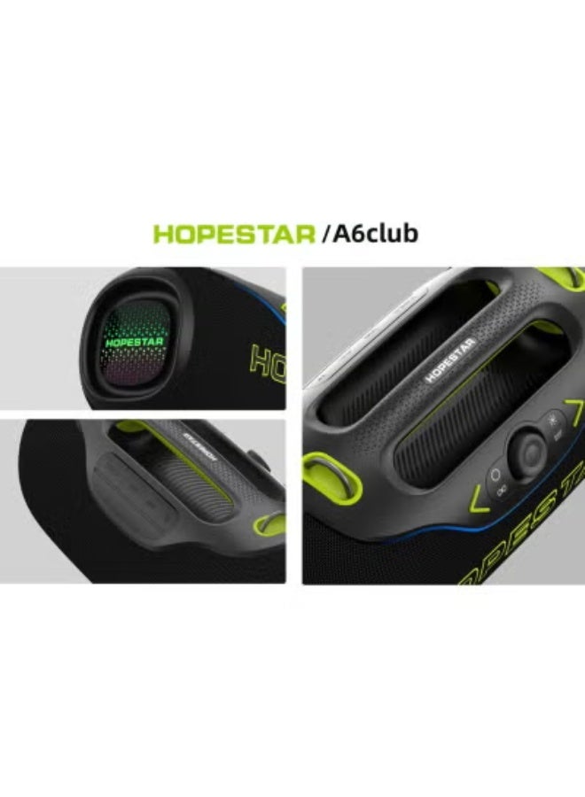 HOPESTAR A6 Club Portable Bluetooth Speaker | High Power Sound System with Deep Bass, RGB Party Lights, Mic Input, Long Battery Life & Wireless Connectivity | Indoor & Outdoor Audio Speaker - Image 4