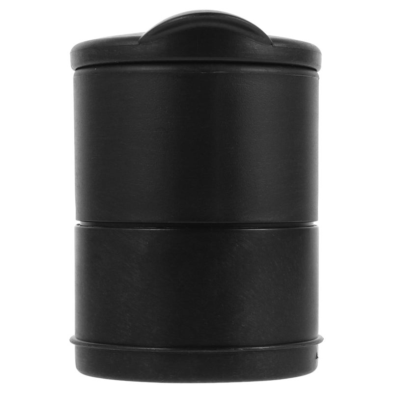 Compact Portable Car Ashtray with Lid Smokeless Plastic Ash Container for Vehicle Interior - Image 2