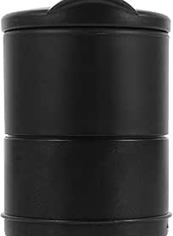Compact Portable Car Ashtray with Lid Smokeless Plastic Ash Container for Vehicle Interior - Image 1