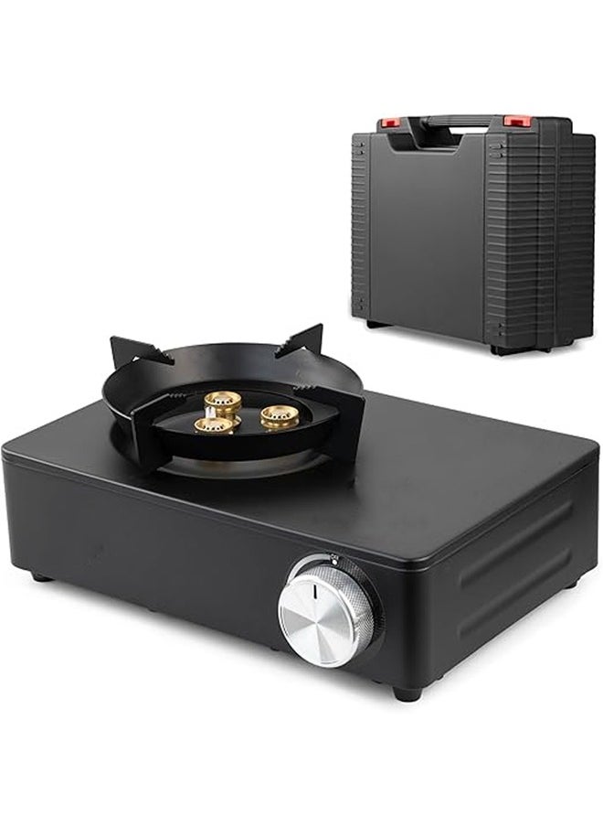 keke Outdoor Portable Barbecue Picnic Cooking Mini Butane Burner Furnace Camping Gas Stove for Outdoor Picnic, Camping, Hiking with Carry Box  - Image 2