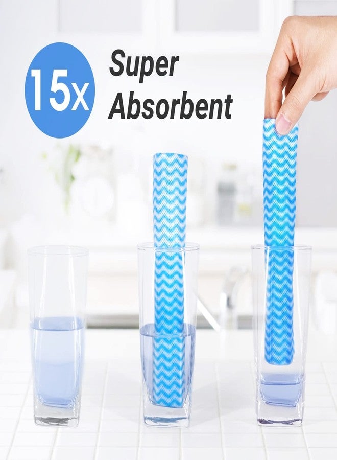 Embuer All Purpose Kitchen Roll, Kitchen Towel Wipe Roll, Non-Woven, Fast Absorbant, Quick Dry, Washable & Reusable Kitchen Wipes Roll for Cleaning | Kitchen - 3 Roll x 80 Multipurpose wipes - Combo - Image 2