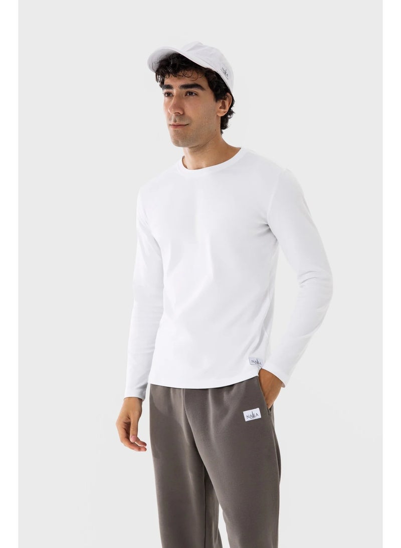 NALA Men’s Cotton Long Sleeve T-Shirt - Image 4