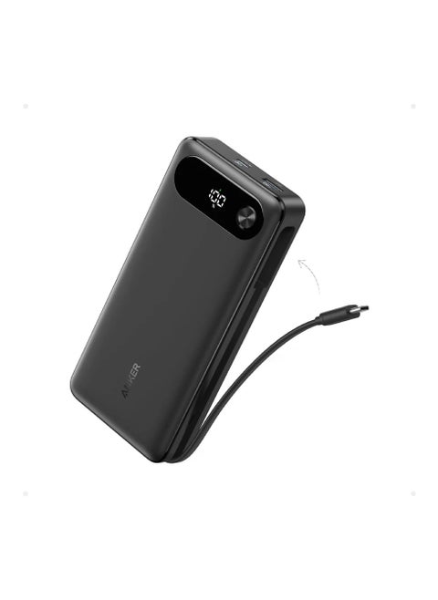 Anker Powercore 20k 20000mAh 87W PowerBank with built-in USB-C Cable & Display – A1383H11 – Black