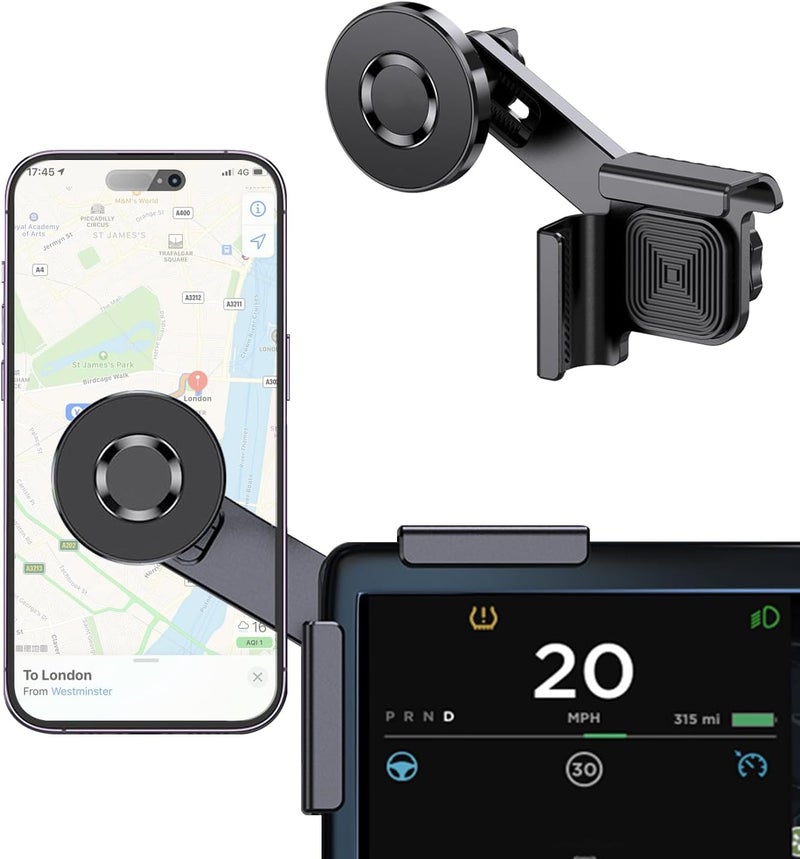 Exrp Tesla Phone Mount - Strongest MagSafe Magnetic Car Holder for All Smartphones - Image 1