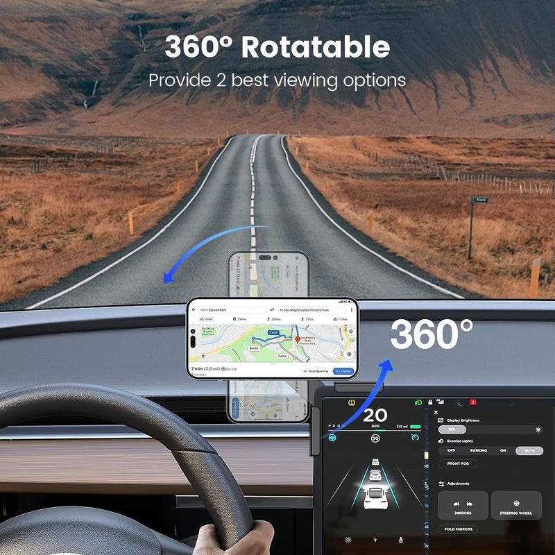 Exrp Tesla Phone Mount - Strongest MagSafe Magnetic Car Holder for All Smartphones - Image 5