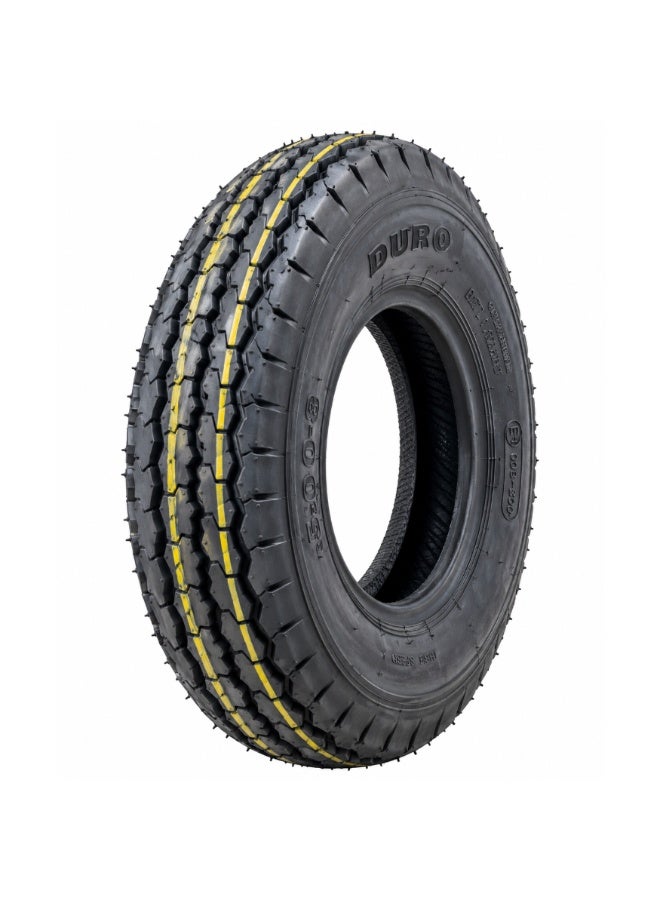 Duro 5.00-8 Utility Trailer Tyre, Tube Type (TT), Ribbed Tread, 8 Inch Rim, 5.00-8 Trailer Tire for Carts, Trolleys & Utility Equipment - Image 5