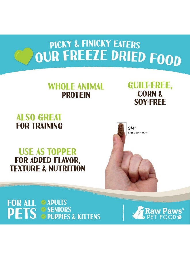 Raw Paws Freeze Dried Dog Food & Cat Food - Rabbit Recipe, 16-oz - Made in USA - Freeze-Dried Dog Food, Freeze Dried Raw Dog and Cat Food - Image 3