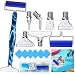 KANSUMY Diamond Art Pens Tools Diamond Painting Pen Accessories Kits with Screw Metal Tip Roller Drill Bead Dot Pens for Art Craft Nail Blue Pen Silver 6 - Image 2