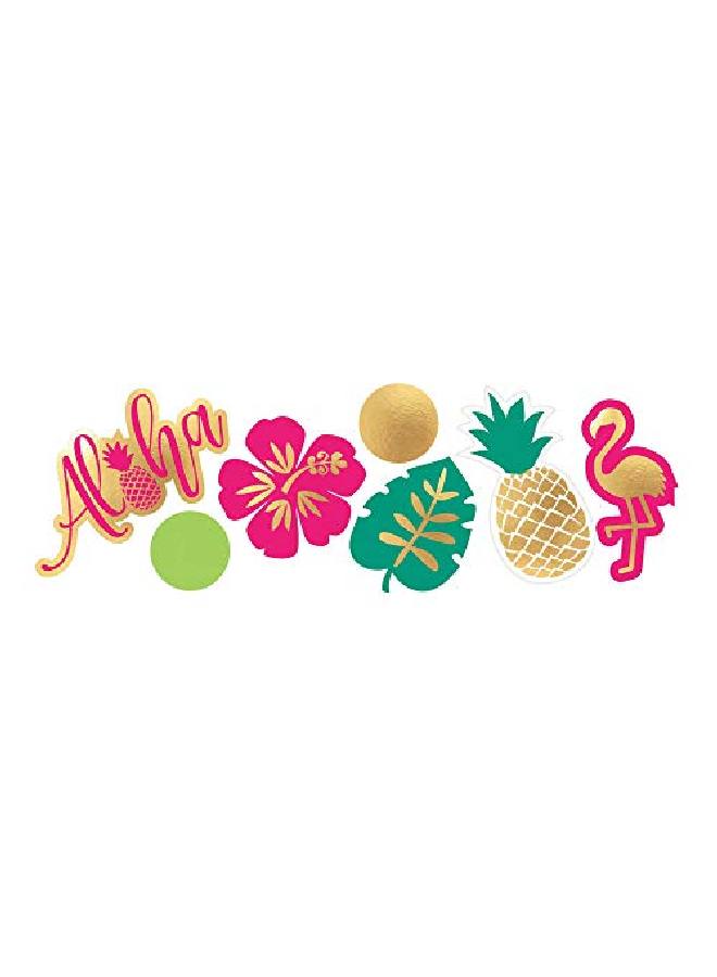 Amscan Summer Luau Aloha Value Pack Confetti 1.2 Oz Multicolor - Image 4