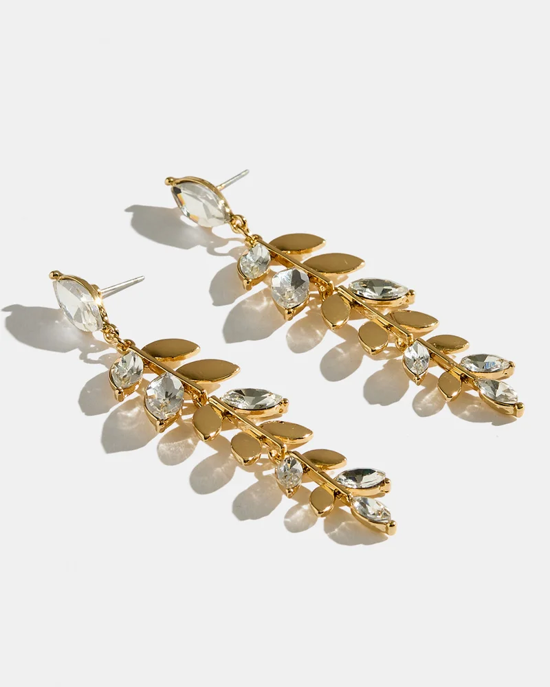 REDTAG Women Gold Embellished Earrings