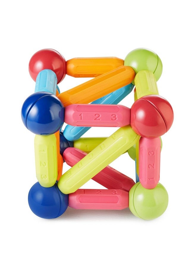 توي شاين مجموعة ألعاب تعليمية للأطفال من تويشين، مكونة من 36 قطعة، مكعبات وعصي مغناطيسية، مناسبة للبناء والتعلم الإبداعي، مناسبة للأطفال من سن 3 سنوات فما فوق - Image 2