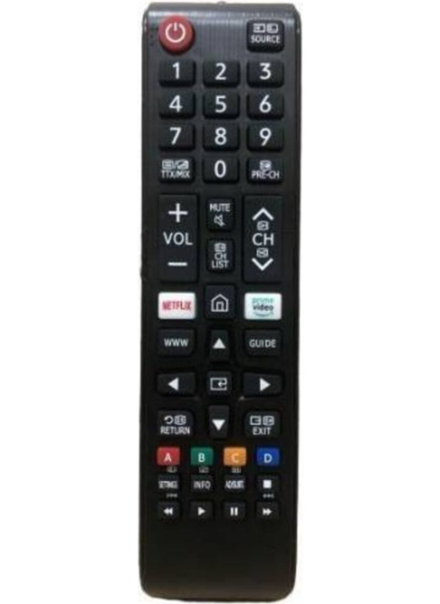 HLL Technology Samsung 55MU8000 Smart 4K Compatible LED TV Remote Control with Netflix - Prime Video Button