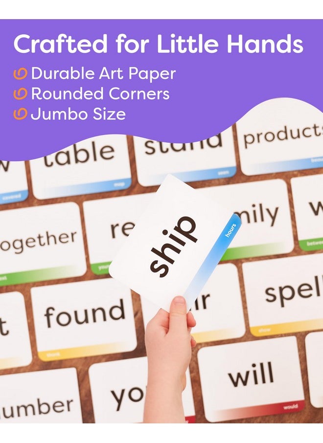 THE BAMBINO TREE Sight Words Flash Cards Kindergarten - 120 High Frequency Words From Dolch'S And Fry'S Sight Word List For Ages 4-6 Years  - Image 4
