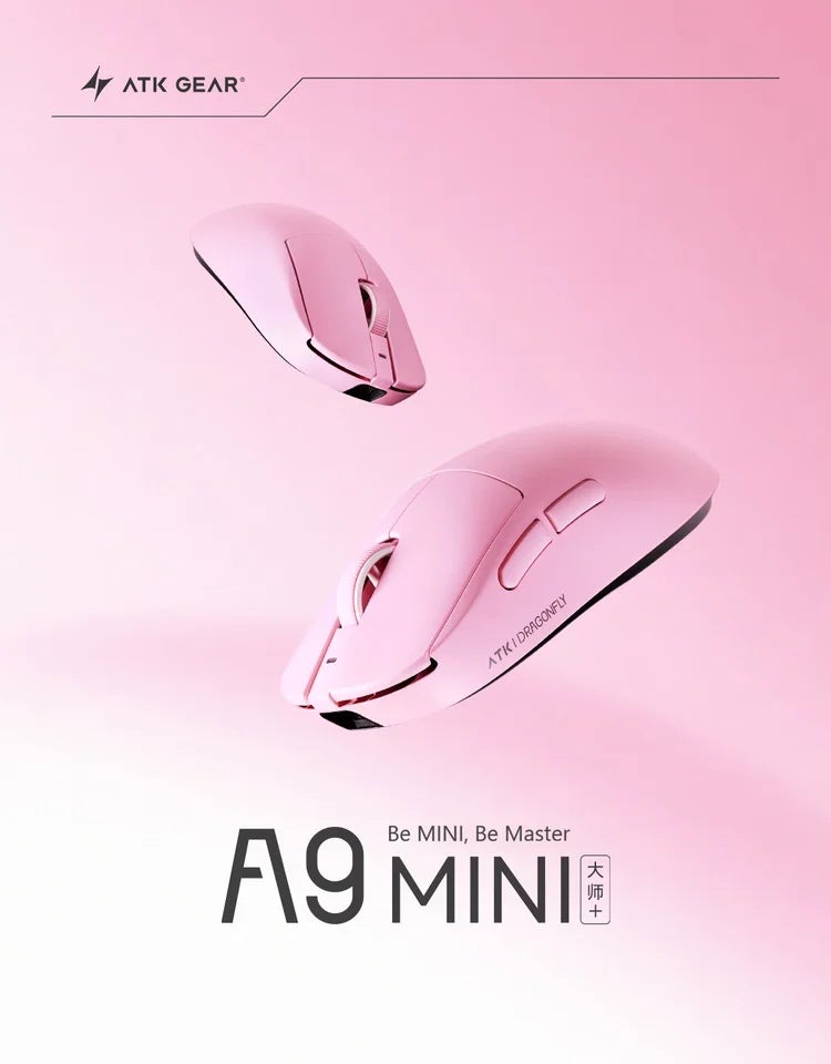ATK A9 Air Ultimate Wireless Gaming Mouse 39g Dual Mode PAW3955 Master Lightweight Dual 8K for Fps, Esports - Image 3