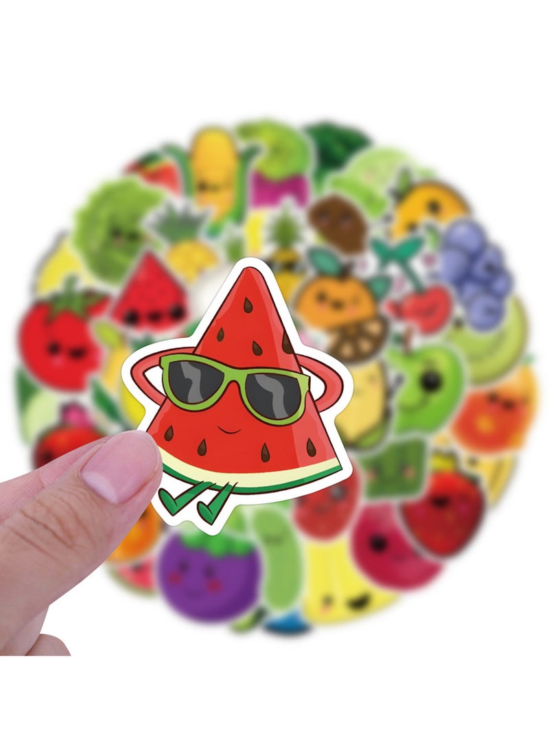 Fruit and Vegetable Stickers for Kids 120Pcs Vegetables Waterproof Vinyl Decals for Water Bottles Laptop Refrigerator Luggage Computer Mobile Phone Skateboard Decor  for Boys Kids Teen - Image 5