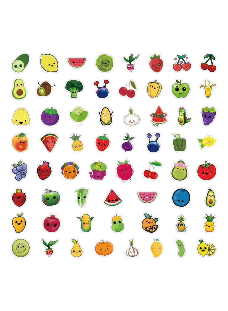 Fruit and Vegetable Stickers for Kids 120Pcs Vegetables Waterproof Vinyl Decals for Water Bottles Laptop Refrigerator Luggage Computer Mobile Phone Skateboard Decor  for Boys Kids Teen - Image 4