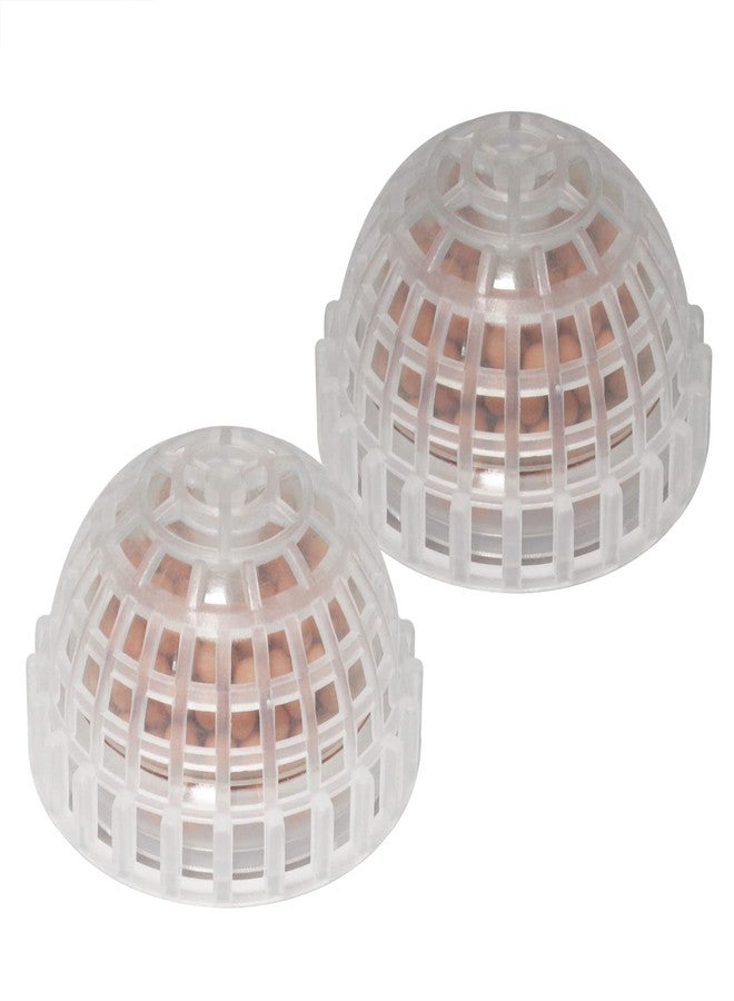 DGHAOP 2pcs Plastic Aquarium Shrimp Fish Tank Media Moss Ball Holder Fish Tank Accessories Home Decoration 5x3cm, Transparent - Image 1