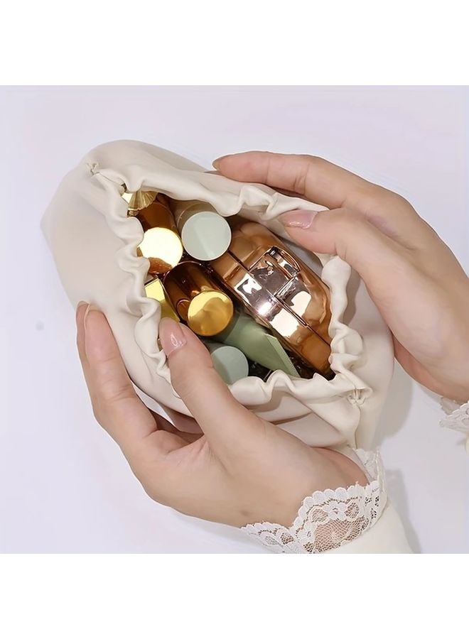 Large Pink Makeup Bag Travel Toiletry Organizer Portable Cosmetic Storage Case - Image 4