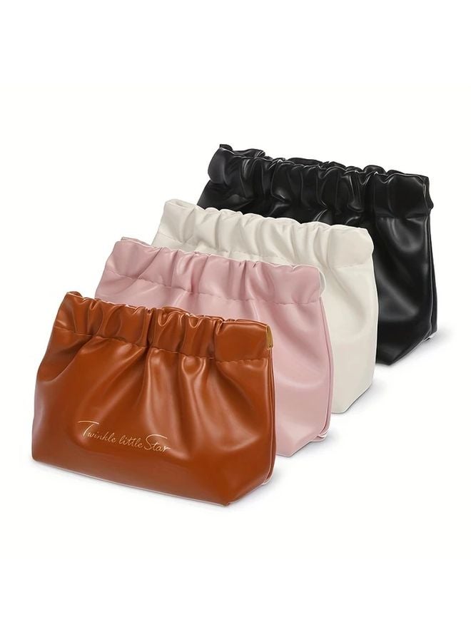 Large Pink Makeup Bag Travel Toiletry Organizer Portable Cosmetic Storage Case - Image 2