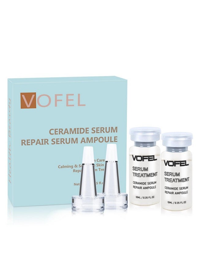 VOFEL Ceramide Serum For Skin Barrier Repair, Hydrating Serum To Reduce Dryness And Wrinkles, 5% Ceramide Face Serum Ampoule Solution 2 Vials - Image 1