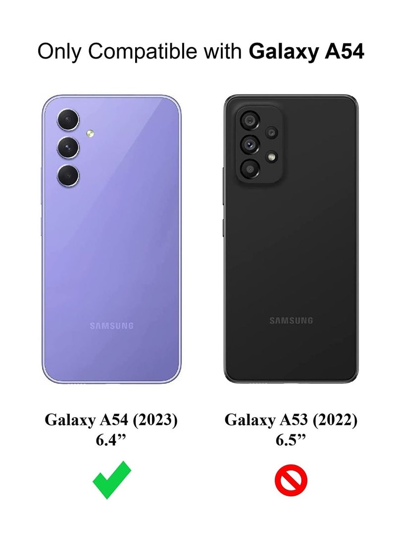 BORTONY Samsung A54 5G Case with Magnetic Car Mount Kickstand Holder Premium Silicone Vertical and Horizontal Hand Strap Grip Cover for Samsung Galaxy A54 5G - Image 2