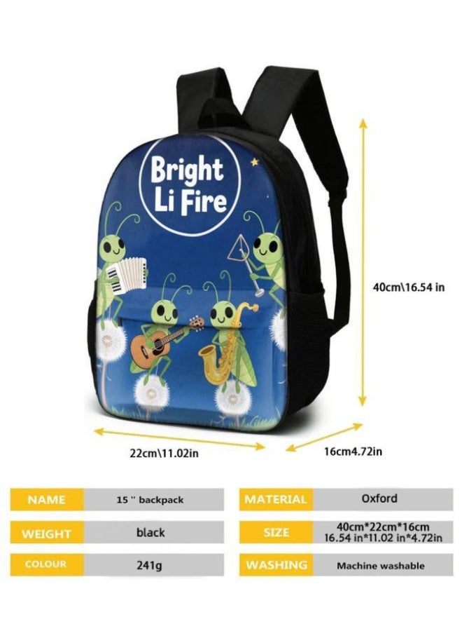 واضح من النار حقيبة كرتونية من ثلاث قطع، يسهل التعامل معها في مناسبات مختلفة (متوفرة للطلاب والأطفال والأصدقاء في النزهايات وتسلق الجبال والتعليم المدرسي وما إلى ذلك) | الكتفين + حقائب اليد + حقائب القرطاسية | موسم العودة إلى المدرسة / هدايا المهرجان - 38 - Image 5