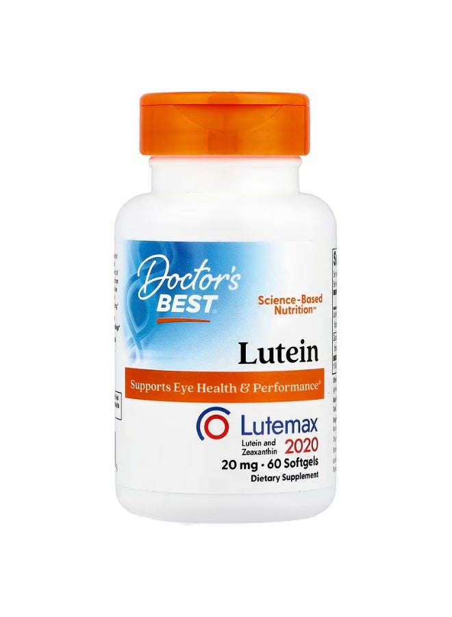 دكتورز بيست‏, لوتين، Lutemax 2020، ‏60 كبسولة هلامية