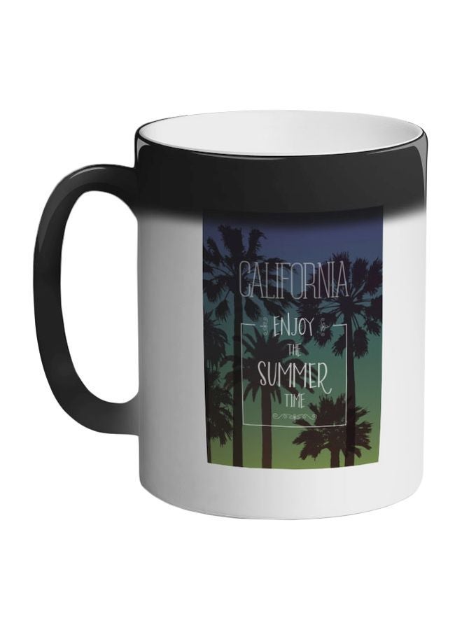 RYN Quote Printed Colour Changing Coffee Mug Black 11ounce