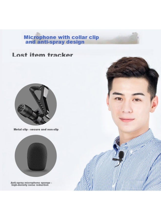 Takstar Tcm-400 Lavalier Microphone For Mobile Product Reviews, Interviews, Course Recording, Short Video Filming And Audio Recording, Black - Image 5