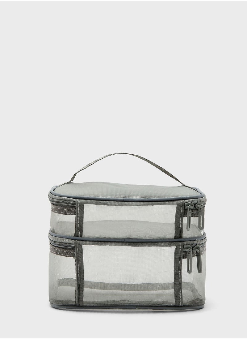 Ginger Double Layer Makeup Bag  - Image 3