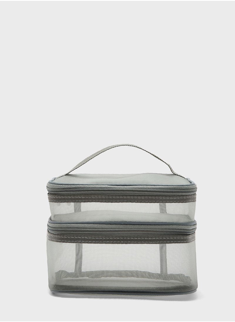Ginger Double Layer Makeup Bag  - Image 2