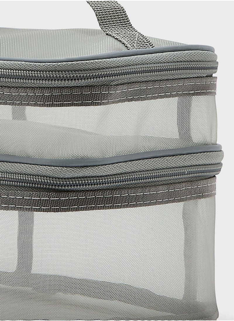 Ginger Double Layer Makeup Bag  - Image 5