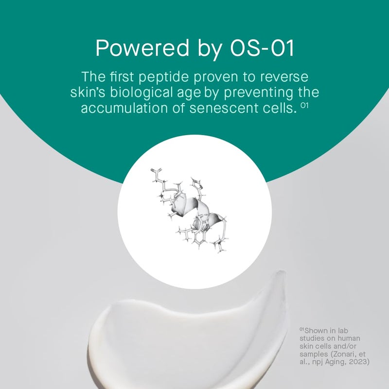 OneSkin FACE OS-01 Peptide Topical Supplement | Skin Longevity Age Reversal Moisturizer | Safe for Sensitive Skin, Fragrance-Free, 50 mL / 1.7 oz - Image 4