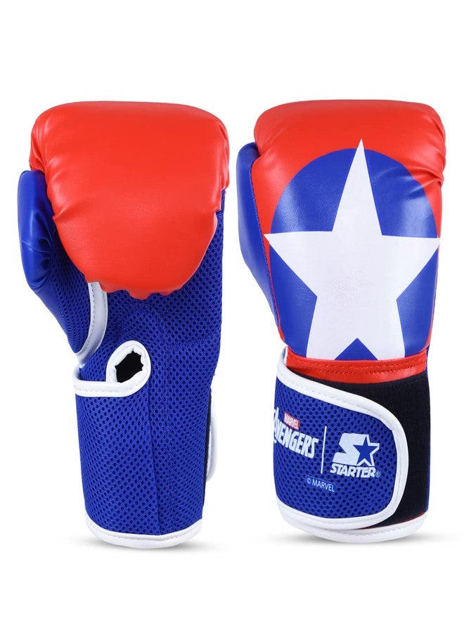 Starter Captain America Focus Pad with Boxing Gloves by Starter - Ideal for Boxing Training,Glove Set,Kick Boxing,Multi-Colour - Image 2