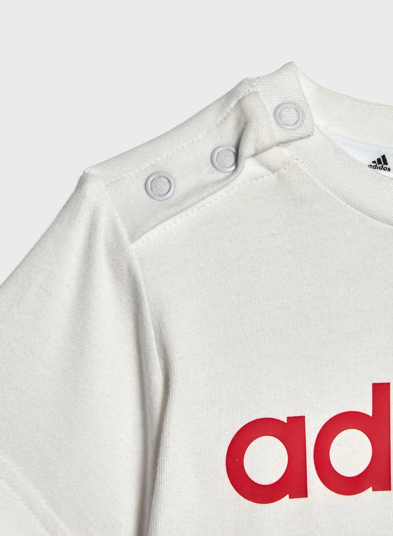 adidas طقم لاينج أساسي للرضع