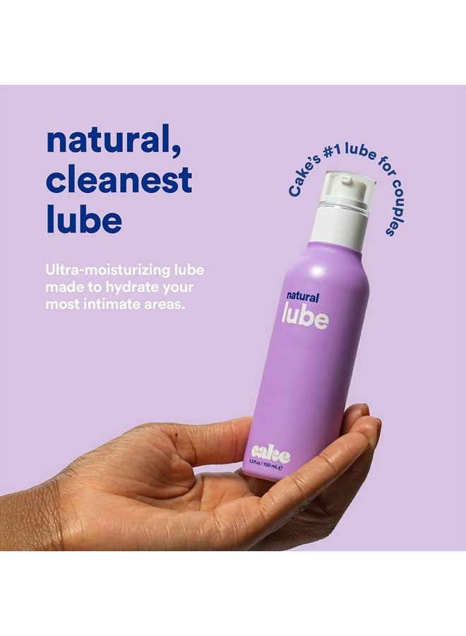CAKE Hello Cake Natural Lube - Aloe-Based Organic Lubricant. Chemical Free, Hydrating, Non-Sticky, Condom Compatible Personal Lubricant (3.3 Fl. Oz.) - Image 2