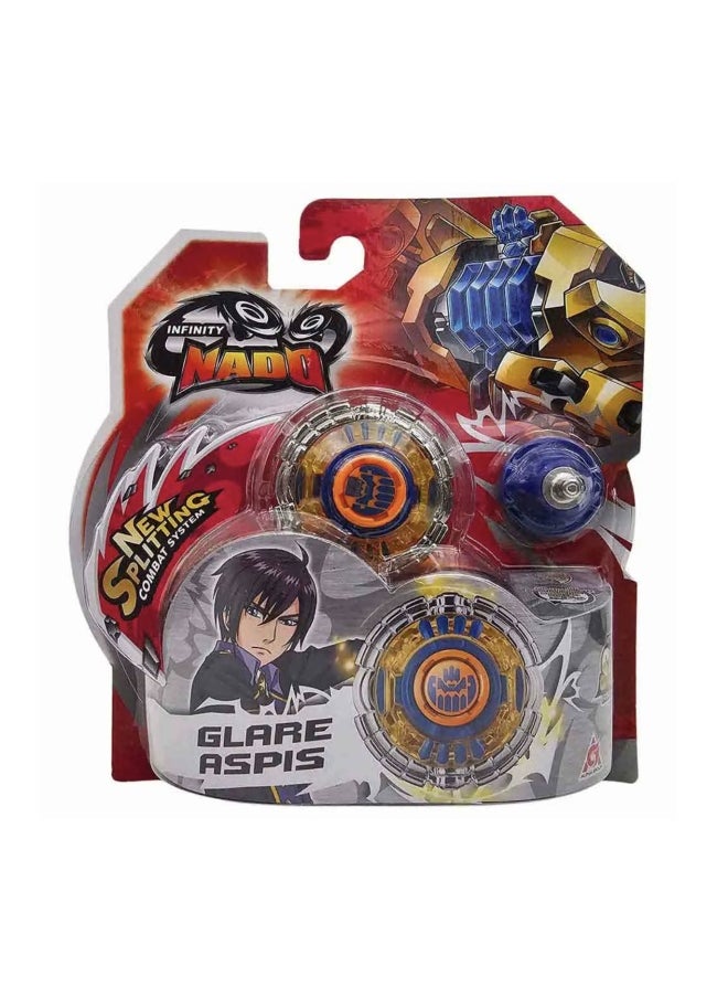 Infinity Nado Infinity Nado Standard Series Glare Aspis Spinning Top with Launcher Set  - Image 1