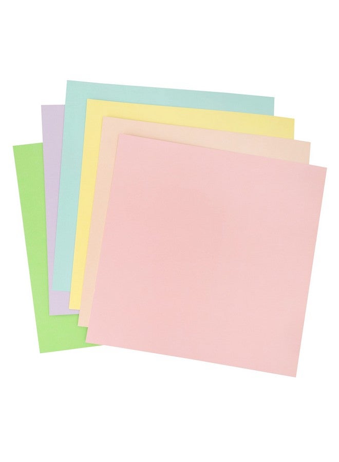 DCWV Die Cuts With A View Pastels Cardstock Collection 58 Sheets 12X12 Perfect For Arts And Crafts Springtime Pastel Colors For Folding Cutting And Scrapbooking - Image 1