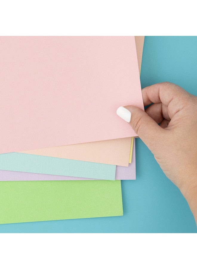 DCWV Die Cuts With A View Pastels Cardstock Collection 58 Sheets 12X12 Perfect For Arts And Crafts Springtime Pastel Colors For Folding Cutting And Scrapbooking - Image 4