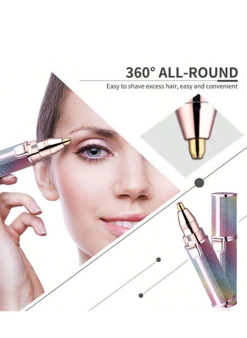 Generic Facial and Eyebrow Hair Remover 2 in 1 Rechargeable  - Image 2