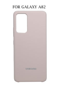 Logo Silicone Protective Case for Samsung Galaxy A82 Cover Slim Stylish with Inside Microfiber Lining  - Image 1