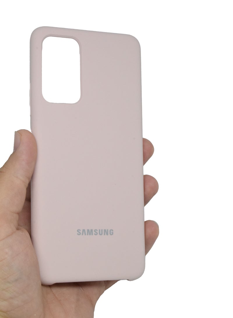 لوجو جراب واقٍ من السيليكون لهاتف Samsung Galaxy A82 غطاء نحيف أنيق مع بطانة داخلية من الألياف الدقيقة - Image 3