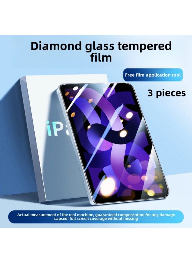 لجهاز iPad 9/8، غشاء حماية Pro11 بوصة 10.2/9.7، غشاء مسطح Air45 Mini6 - اللون: iPad Pro (2020) 11 بوصة - المقاس: غشاء زجاجي مقوى 【طلاء كهربائي فائق الوضوح】 قطعة واحدة - قطعة أثرية مجانية - Image 3